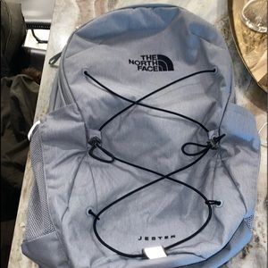 North face grey Jester Bookbag/backpack